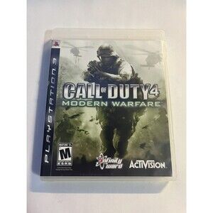Call Of Duty 4 Modern Warfare PlayStation 3 Video Game PS3 Complete with Manual